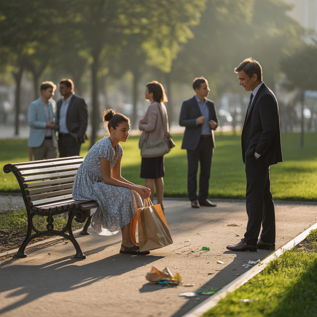 Personas en un parque